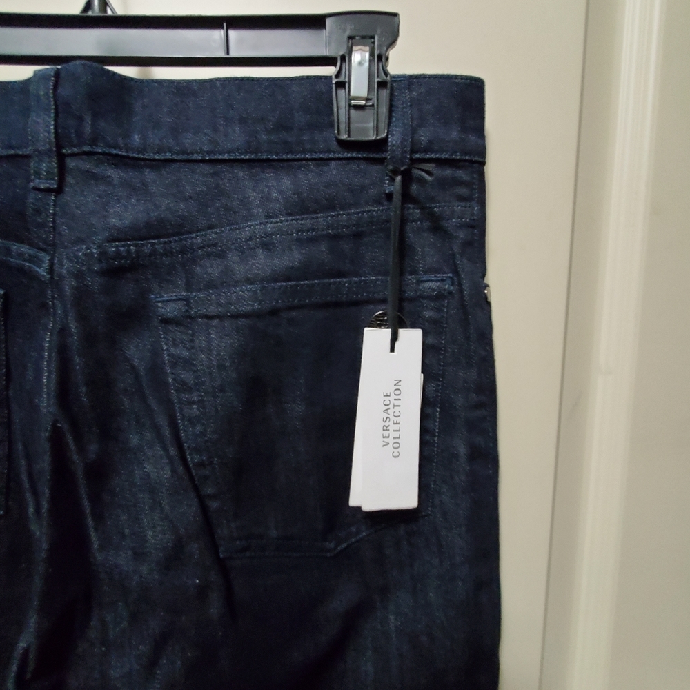 New Blue Versace Collection Jeans Marked Size 34